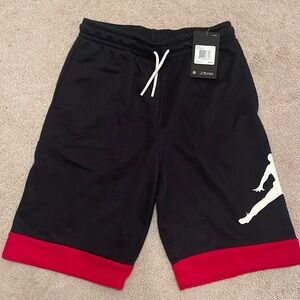 BOYS BLACK LARGE JORDAN SHORTS
